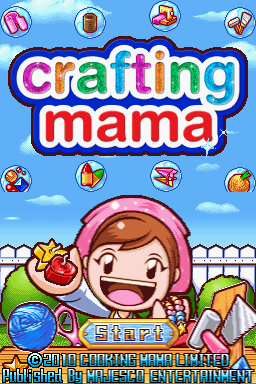 Crafting Mama Title Screen
